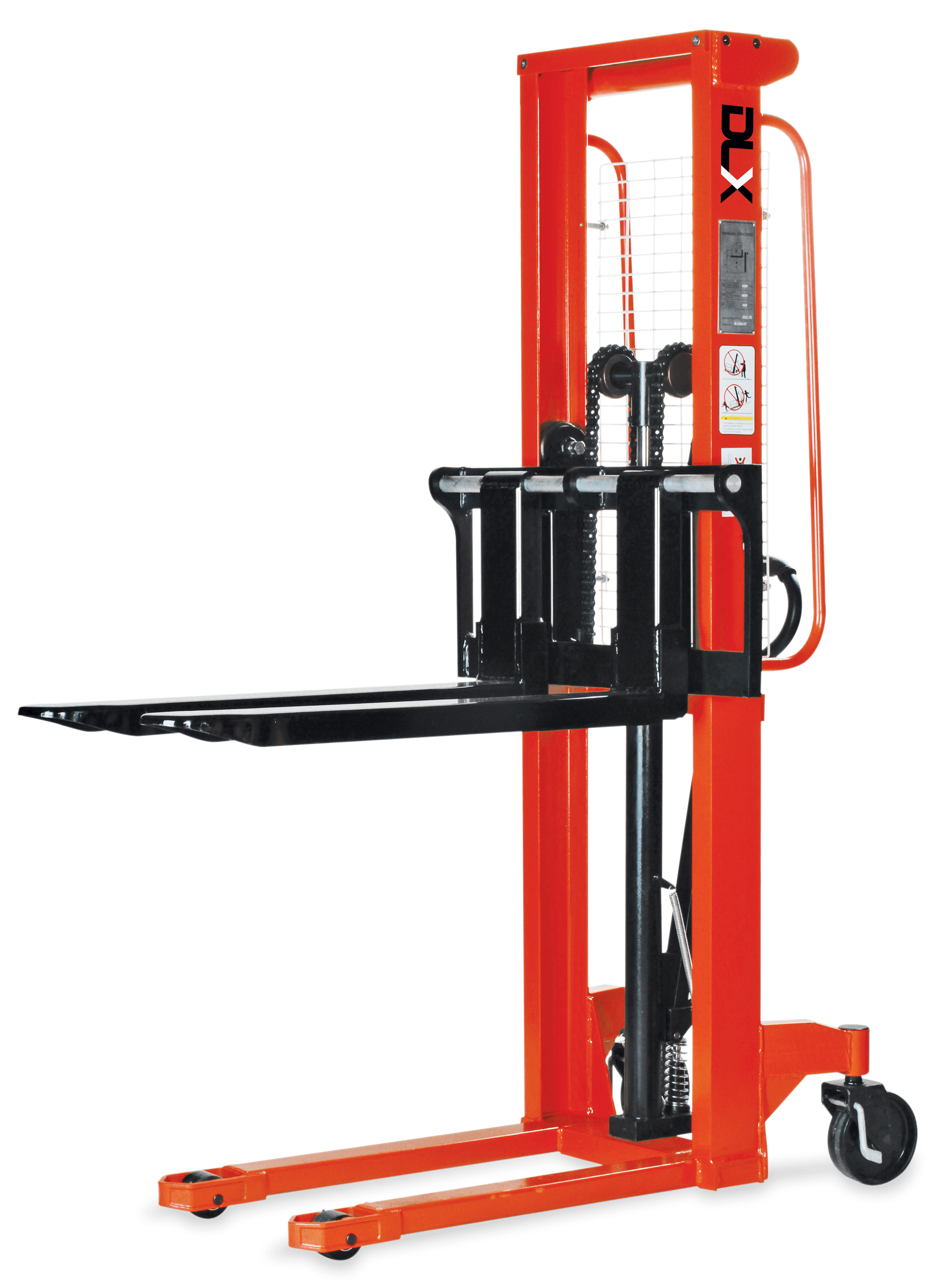 รถยกสูงแบบแมนนวล DLX FORKLIFT 1 T. สีส้ม_1